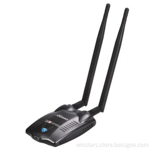 USB Wireless 802.11N High-power Adapter (300Mbps), Supports Ad Hoc and Infrastructure Modes